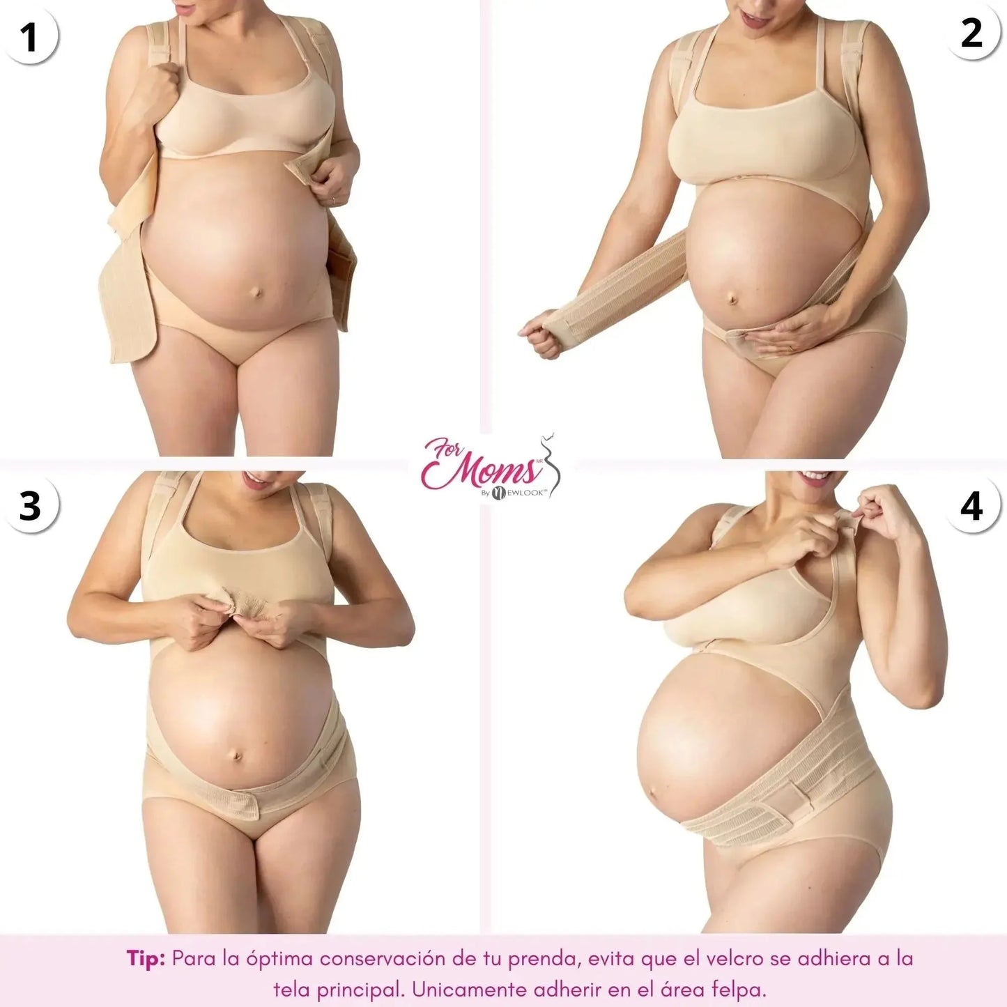 For Moms Faja Para Embarazo Tipo Chaleco Con Soporte Espalda
