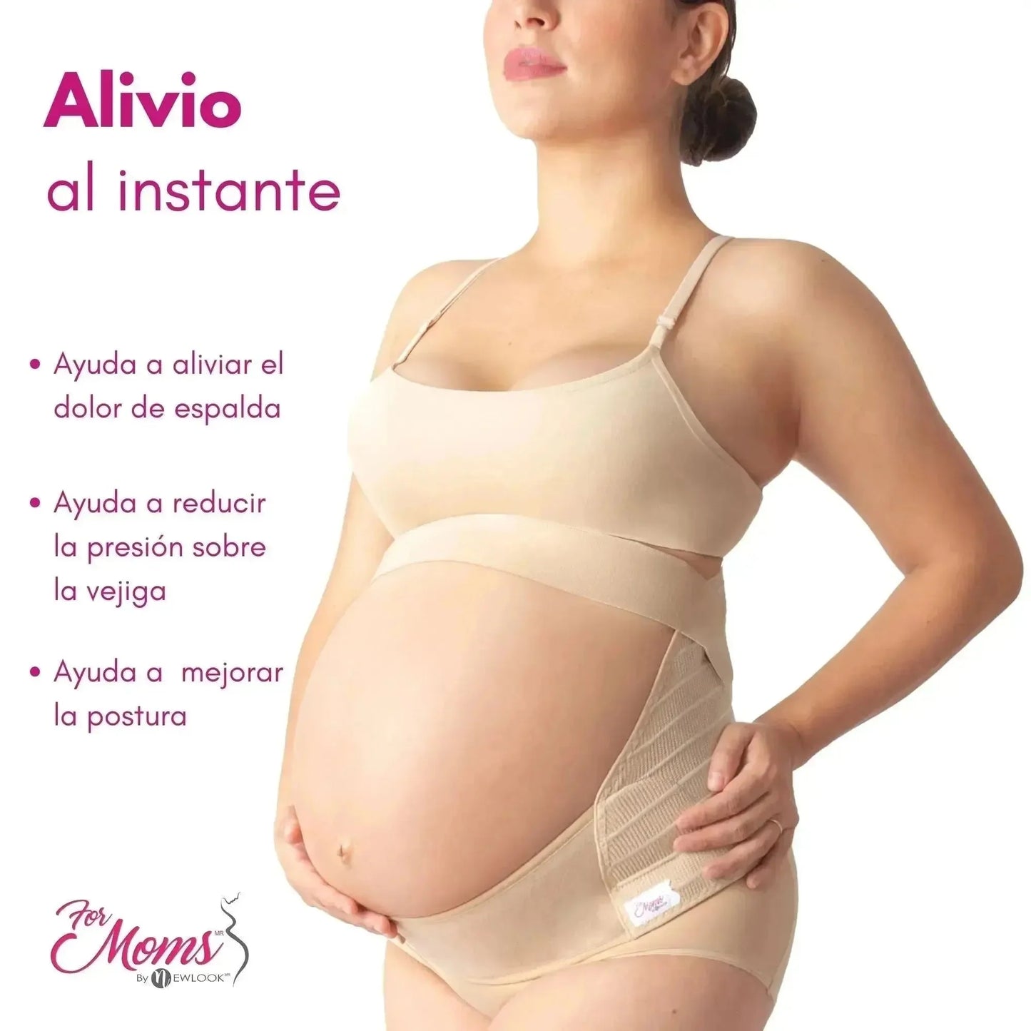 For Moms Fajas Para Embarazadas Soporte Maternal Tela Multilinea Suave