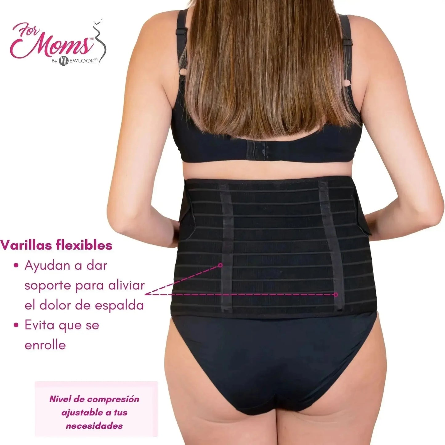 For Moms Fajas Para Embarazadas Soporte Maternal Tela Multilinea Suave