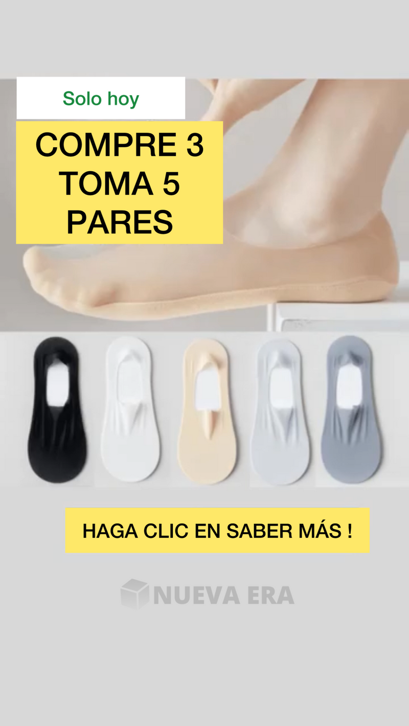 Calcetines ortopédicos invisibles ConfortLife® - [SOLO HOY COMPRE 3 Y OBTENGA 5 GRATIS]