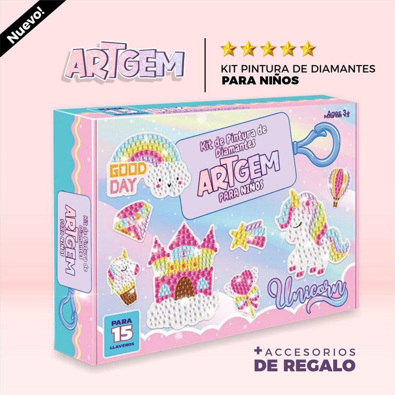 Kit Pintura Diamante + Accesorios De Regalo - ArtGem®