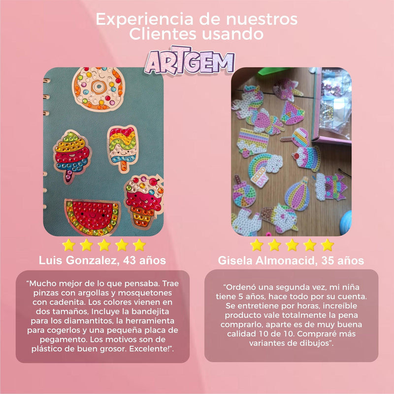 Kit Pintura Diamante + Accesorios De Regalo - ArtGem®