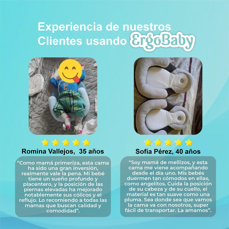 Cama Portátil Ergonómica Para Bebés - ErgoBaby™