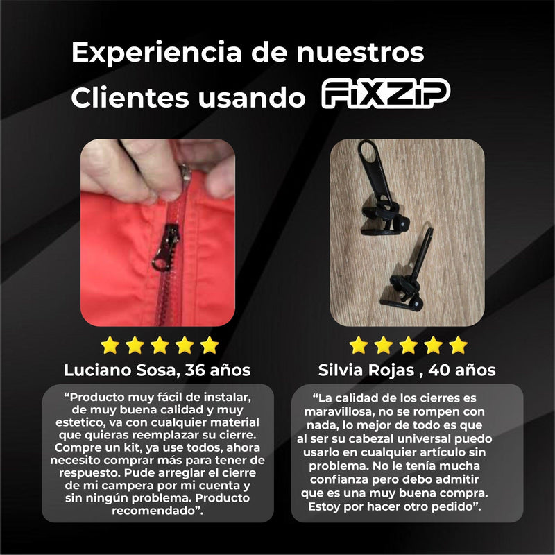 Kit Reparador de Cierres Automático - FixZip©