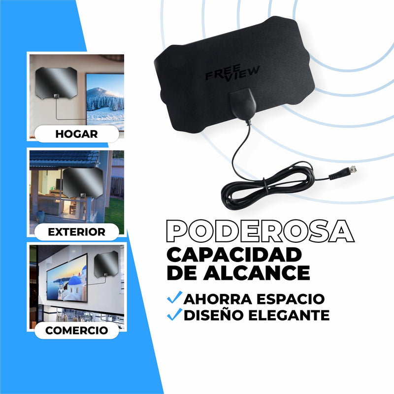 Antena de TV digital - FreeView® | Control Remoto Universal Gratis!