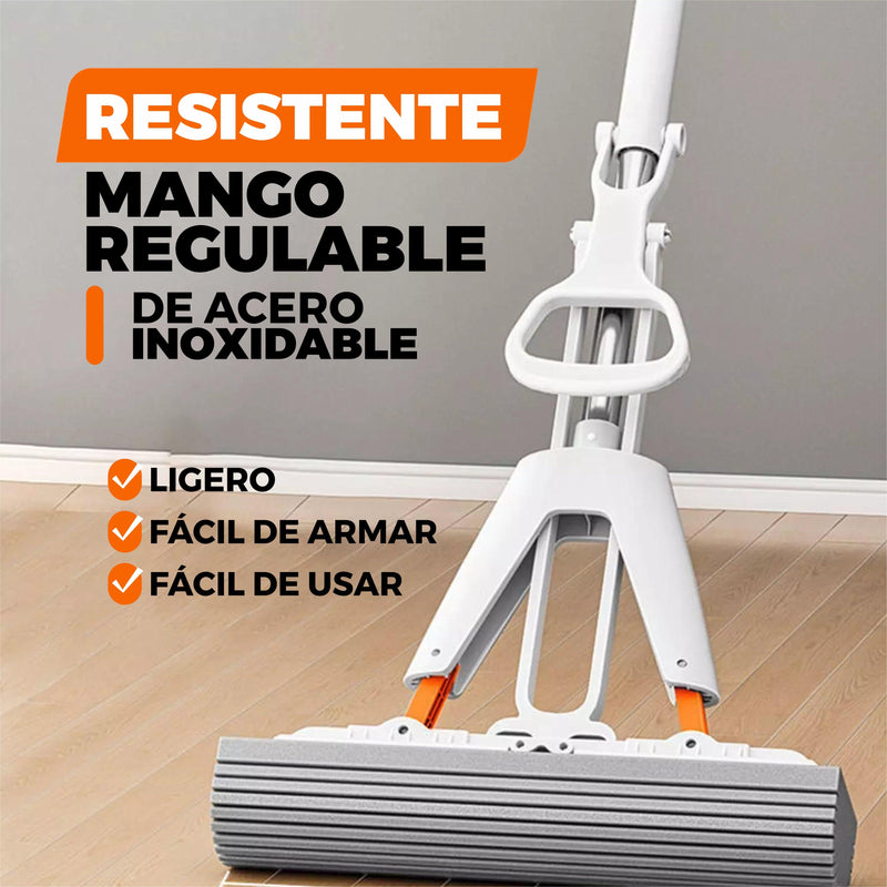 Mopa 2 en 1 Auto Exprimible y Extensible- MagicMop©