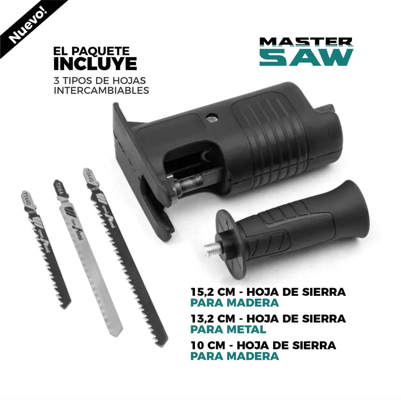 Adaptador De Sierra Portátil Para Taladro - MasterSaw©