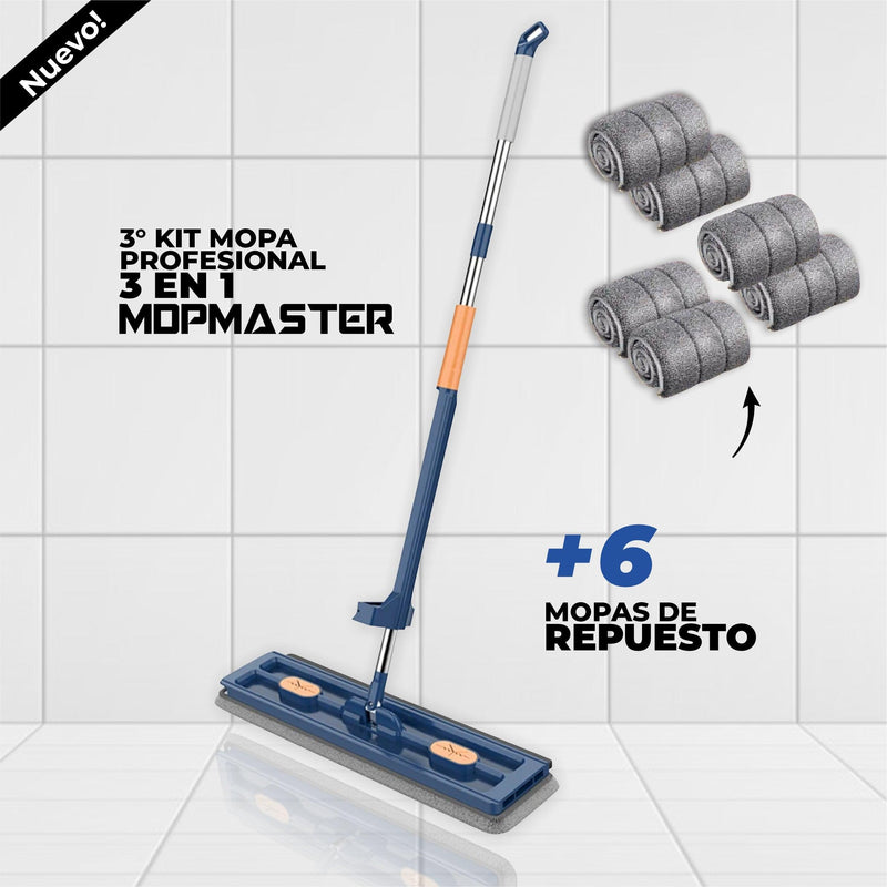 Mopa Profesional Autoexprimible 3 en 1 - MopMaster®