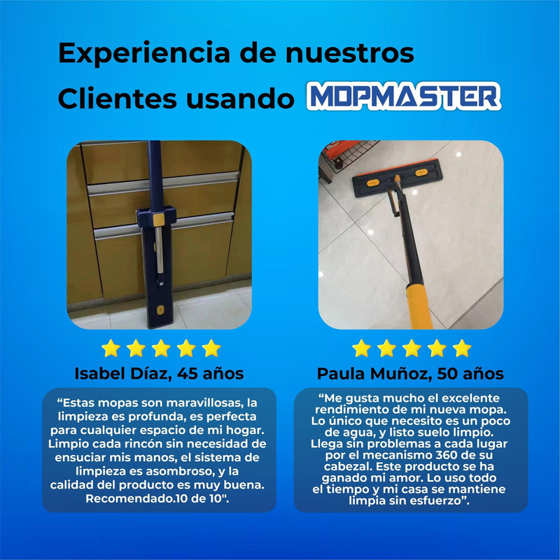 Mopa Profesional Autoexprimible 3 en 1 - MopMaster®