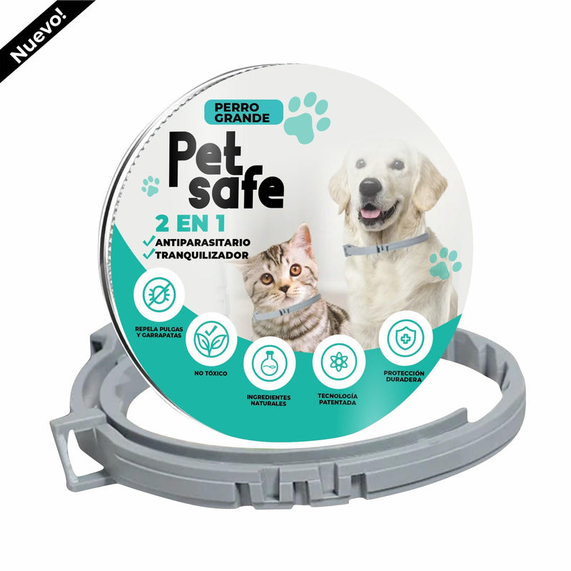 Collar Ajustable Antiparasitario y AntiStress - PetSafe©