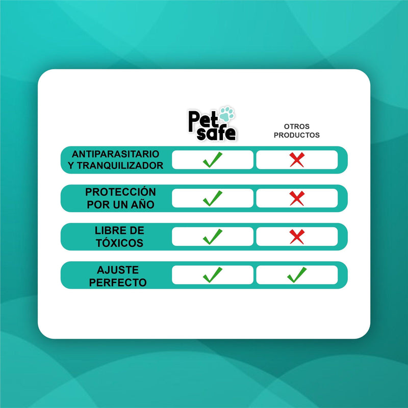 Collar Ajustable Antiparasitario y AntiStress - PetSafe©