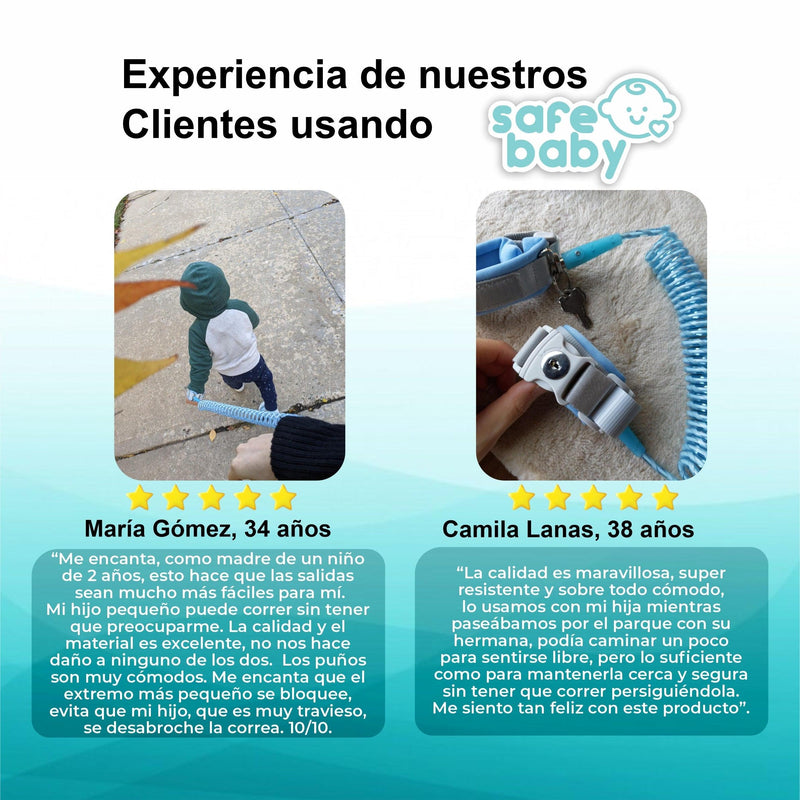 Arnés de Seguridad de Muñeca Para Niños - SafeBaby©