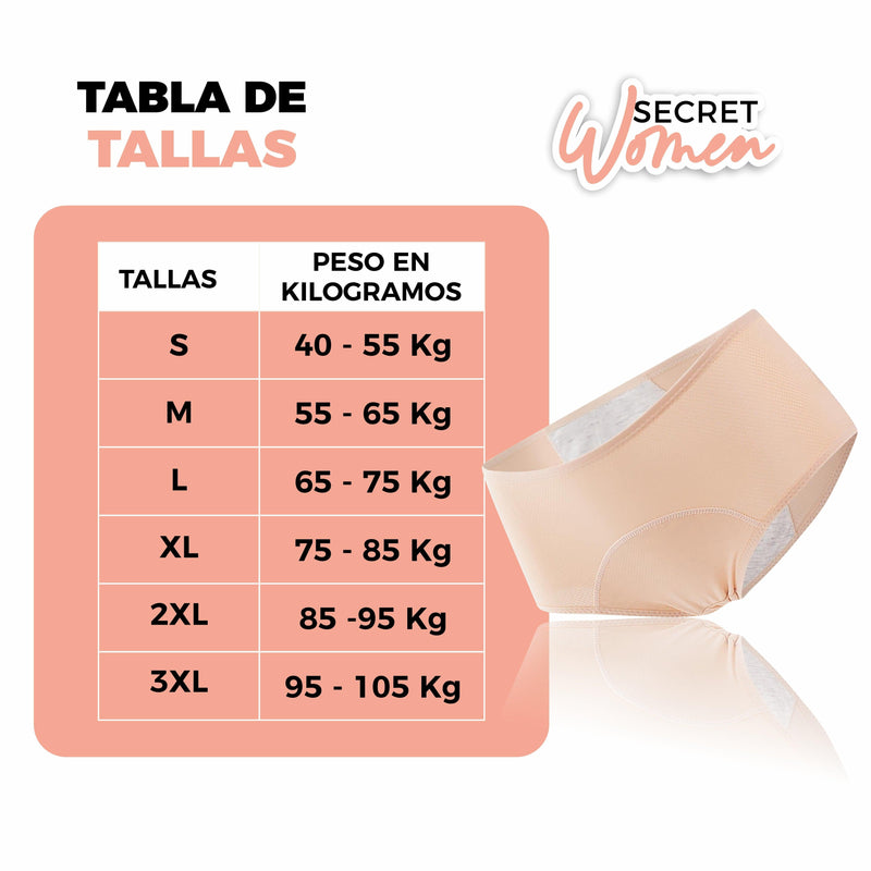 Calzones Para Incontinencia - SecretWoman™