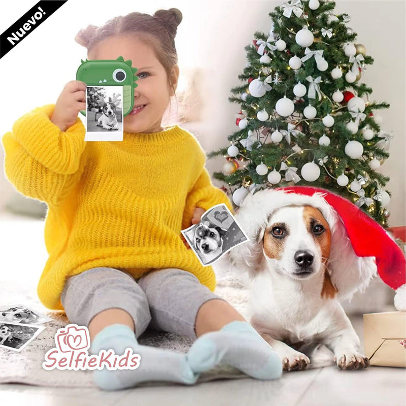 Cámara De Fotos  De Impresión Instantánea Para Niños - SelfieKids©