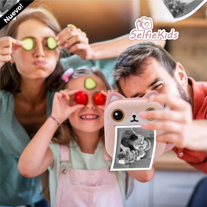 Cámara De Fotos  De Impresión Instantánea Para Niños - SelfieKids©