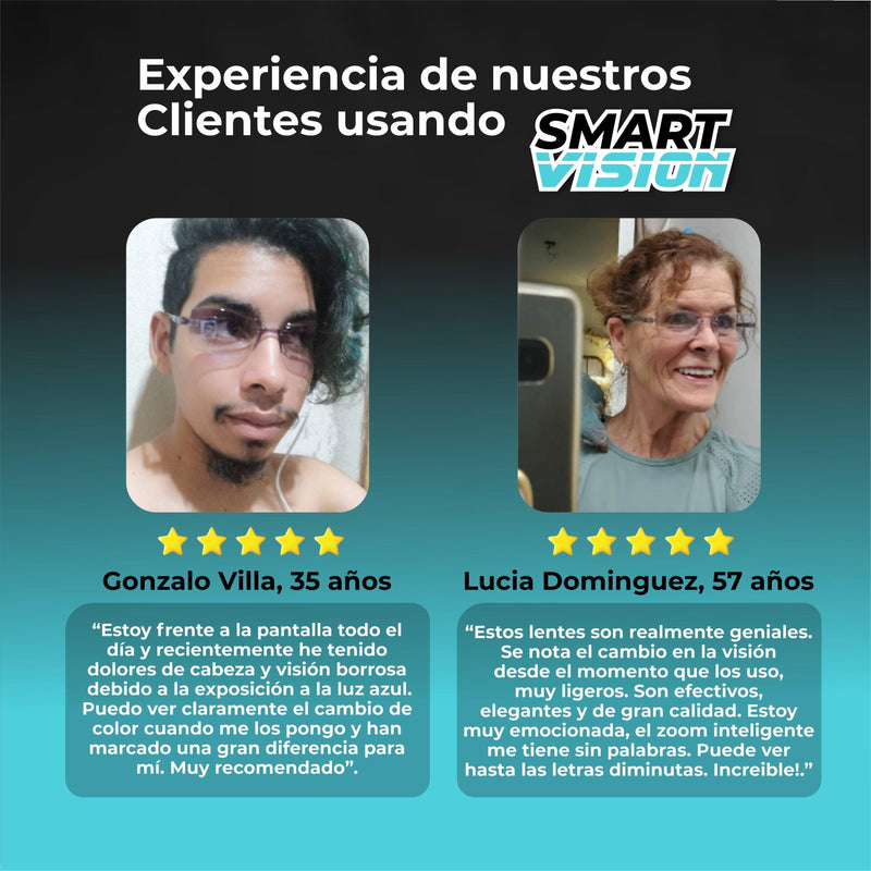 Lentes Inteligentes Zoom Autoajustable  - SmartVision®