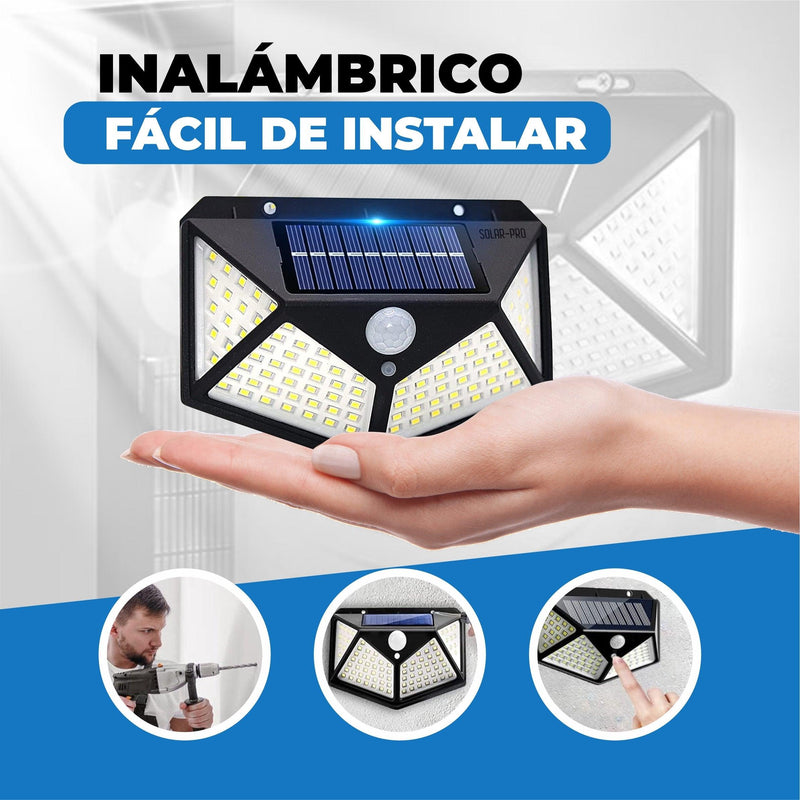 Luz Led Solar de Exteriores - SolarPro©