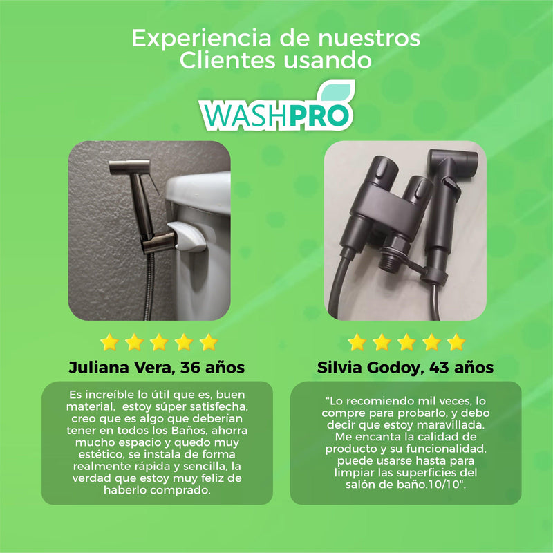 Kit Bidet De Mano Regulable - WashPro©