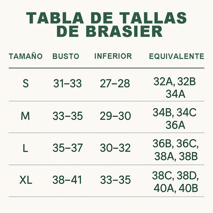 Brasier Invisible Antideslizante