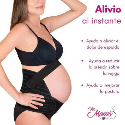 For Moms Fajas Para Embarazadas Soporte Maternal Tela Multilinea Suave